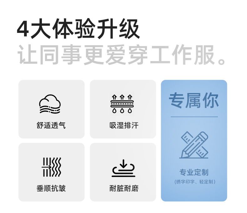 DM242X 夏季長袖工作服男套裝耐磨工廠車間廠服建筑施工勞保服汽修服定制(圖2)