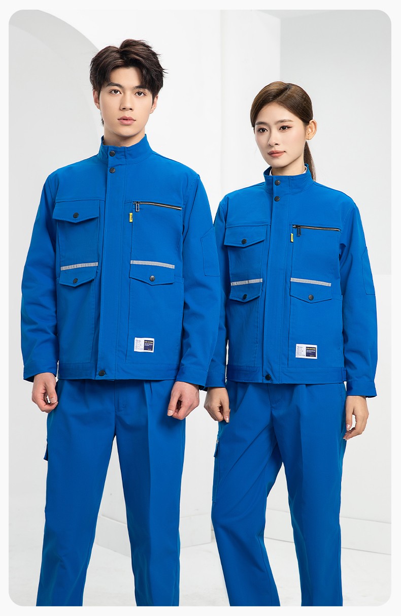 DM2311 海源春秋工作服耐磨勞保上衣工裝套裝車(chē)間工地工廠服勞保服印字(圖13)