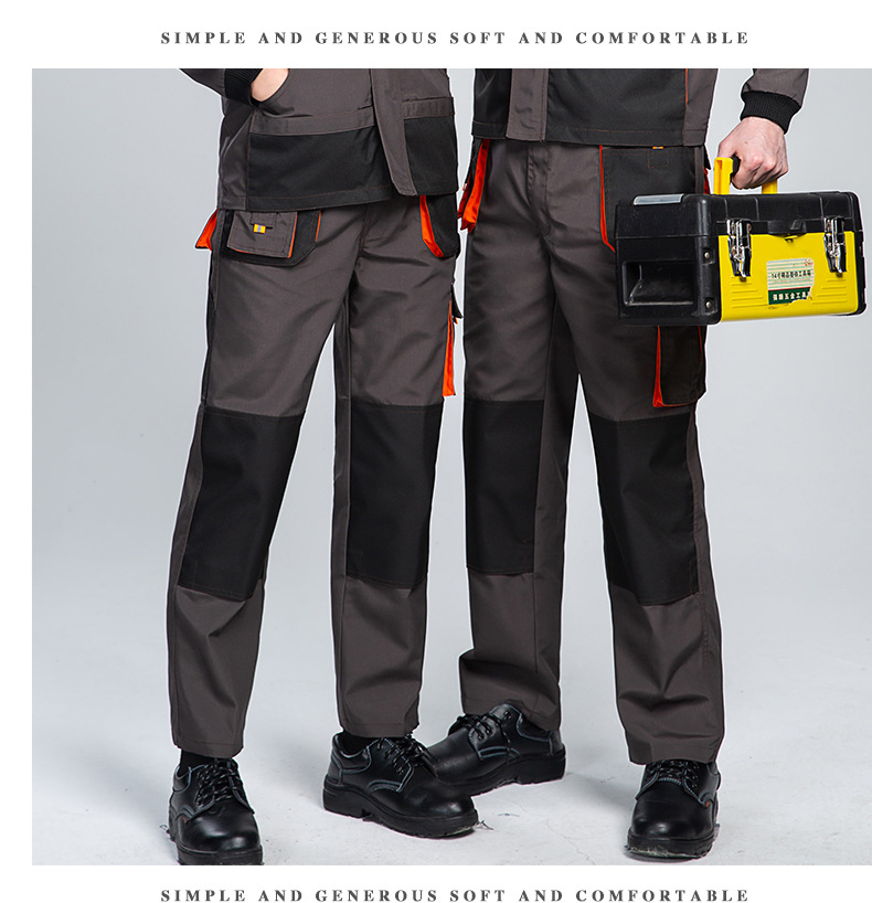 WD2118 跨境勞保工裝褲男耐磨多口袋大兜多兜工作褲汽修電工外貿出 口褲子(圖7)