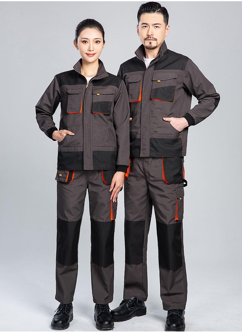 WD2118 跨境勞保工裝褲男耐磨多口袋大兜多兜工作褲汽修電工外貿出 口褲子(圖6)