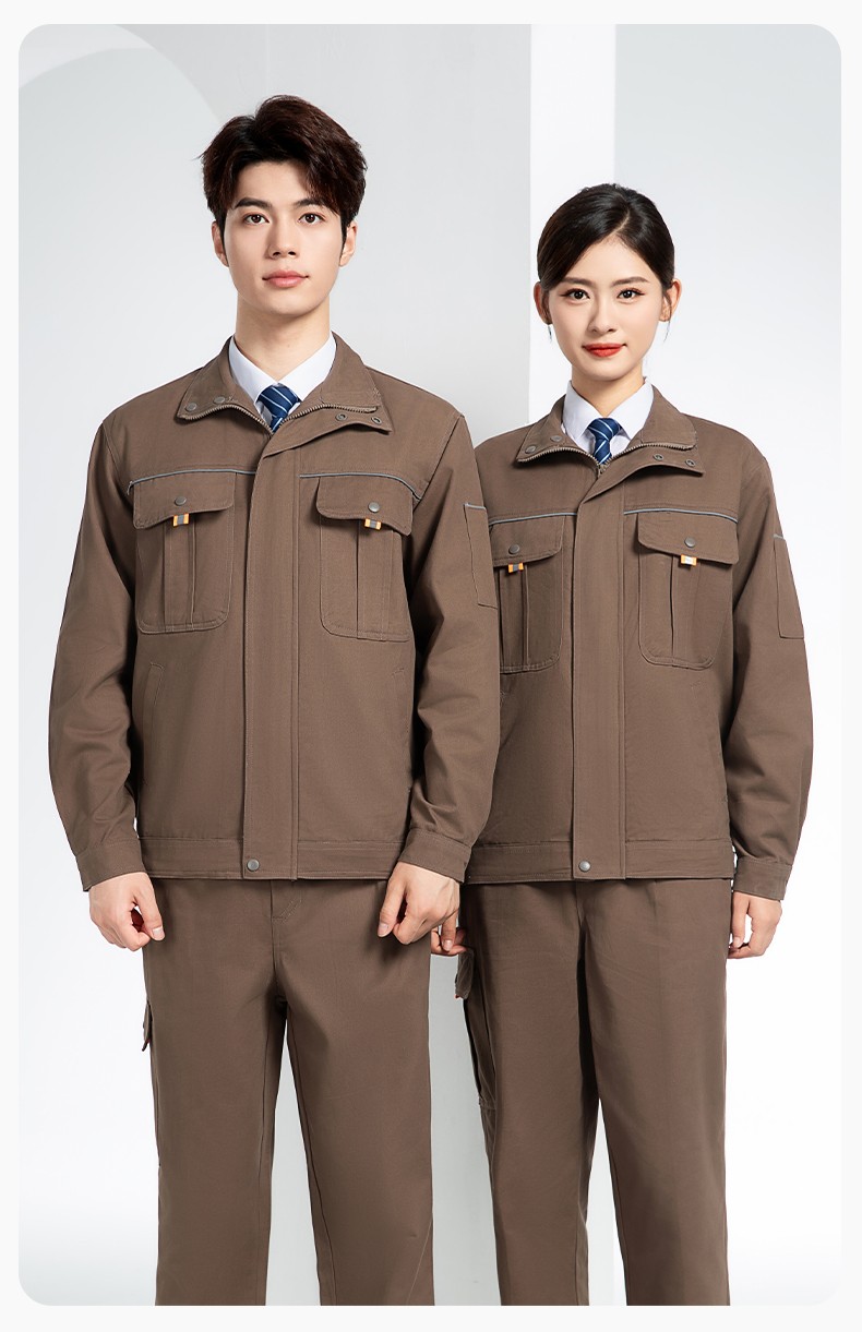 BF-802 春秋純棉反光條勞保工作服套裝耐磨防燙電焊干活工裝定制(圖14)