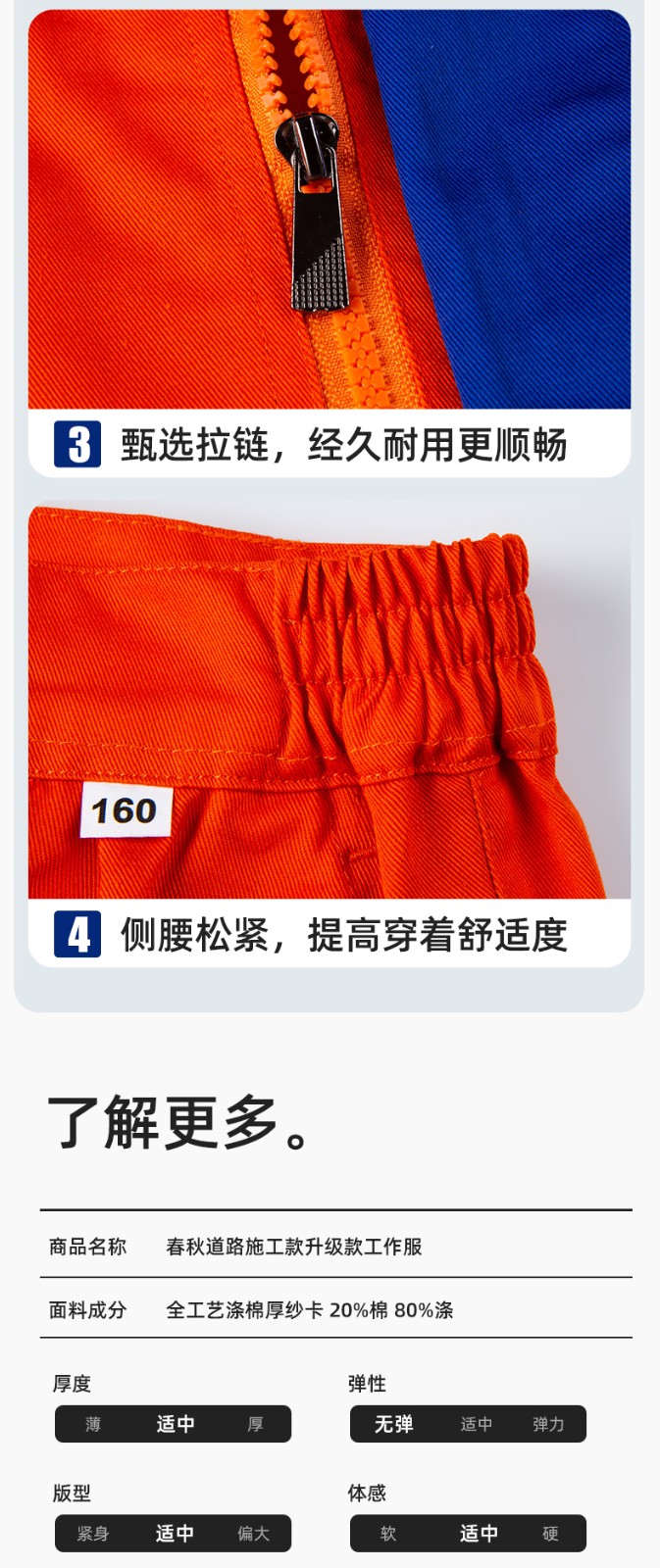 DM20148 反光條工作服套裝男路政環(huán)衛(wèi)園林綠化養(yǎng)護保潔道路救援反光勞保服(圖9)