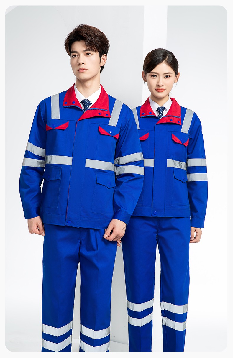 DM20148 反光條工作服套裝男路政環(huán)衛(wèi)園林綠化養(yǎng)護保潔道路救援反光勞保服(圖15)