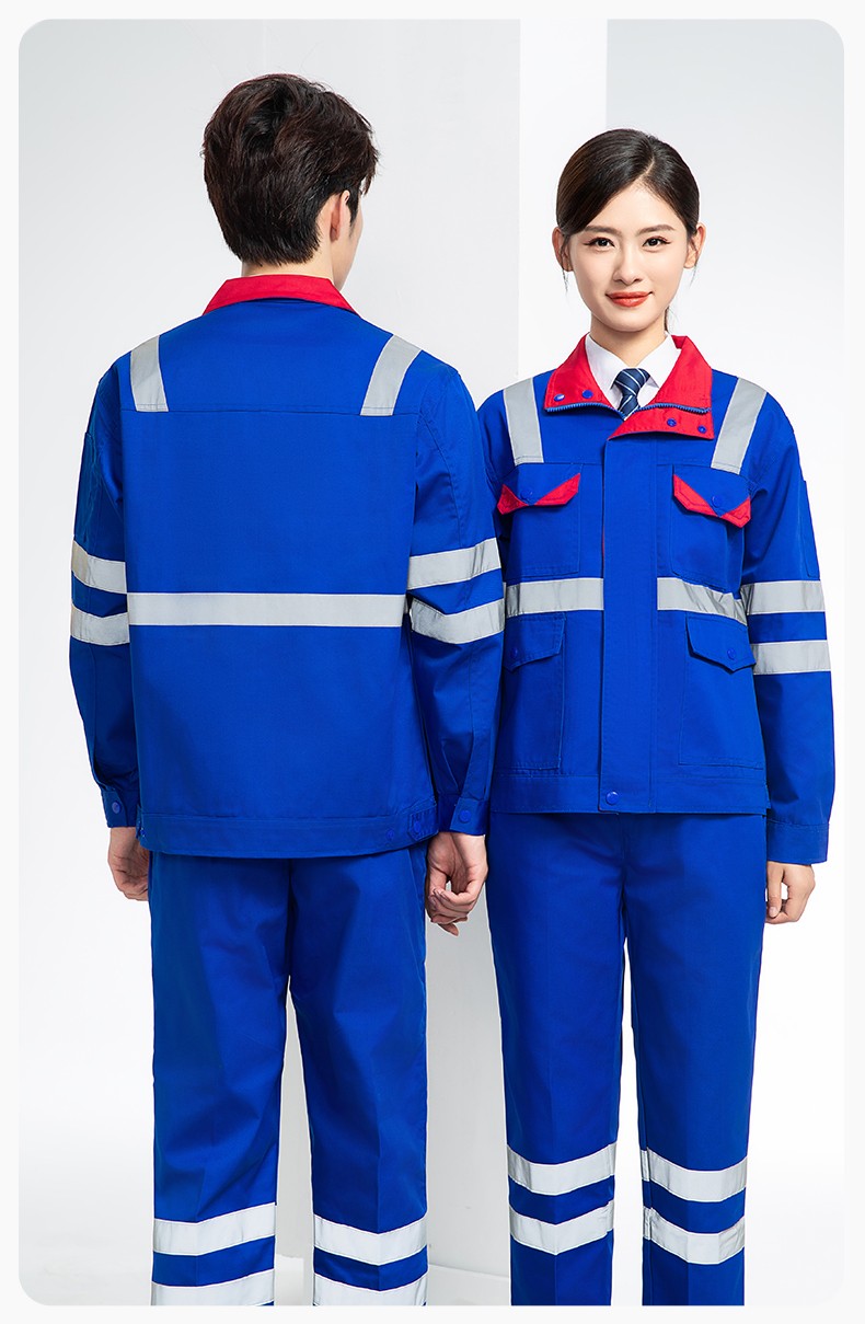 DM20148 反光條工作服套裝男路政環(huán)衛(wèi)園林綠化養(yǎng)護保潔道路救援反光勞保服(圖16)