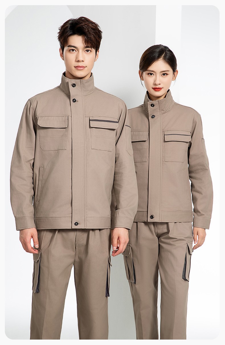 RD-507 純棉電焊工作服套裝男秋冬長(zhǎng)袖工裝耐磨車(chē)間全棉工程服高端勞保服(圖15)