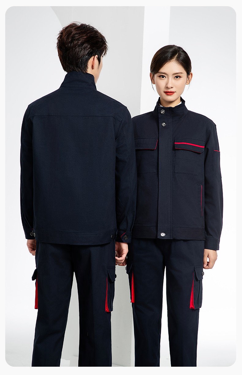 RD-507 純棉電焊工作服套裝男秋冬長(zhǎng)袖工裝耐磨車(chē)間全棉工程服高端勞保服(圖17)