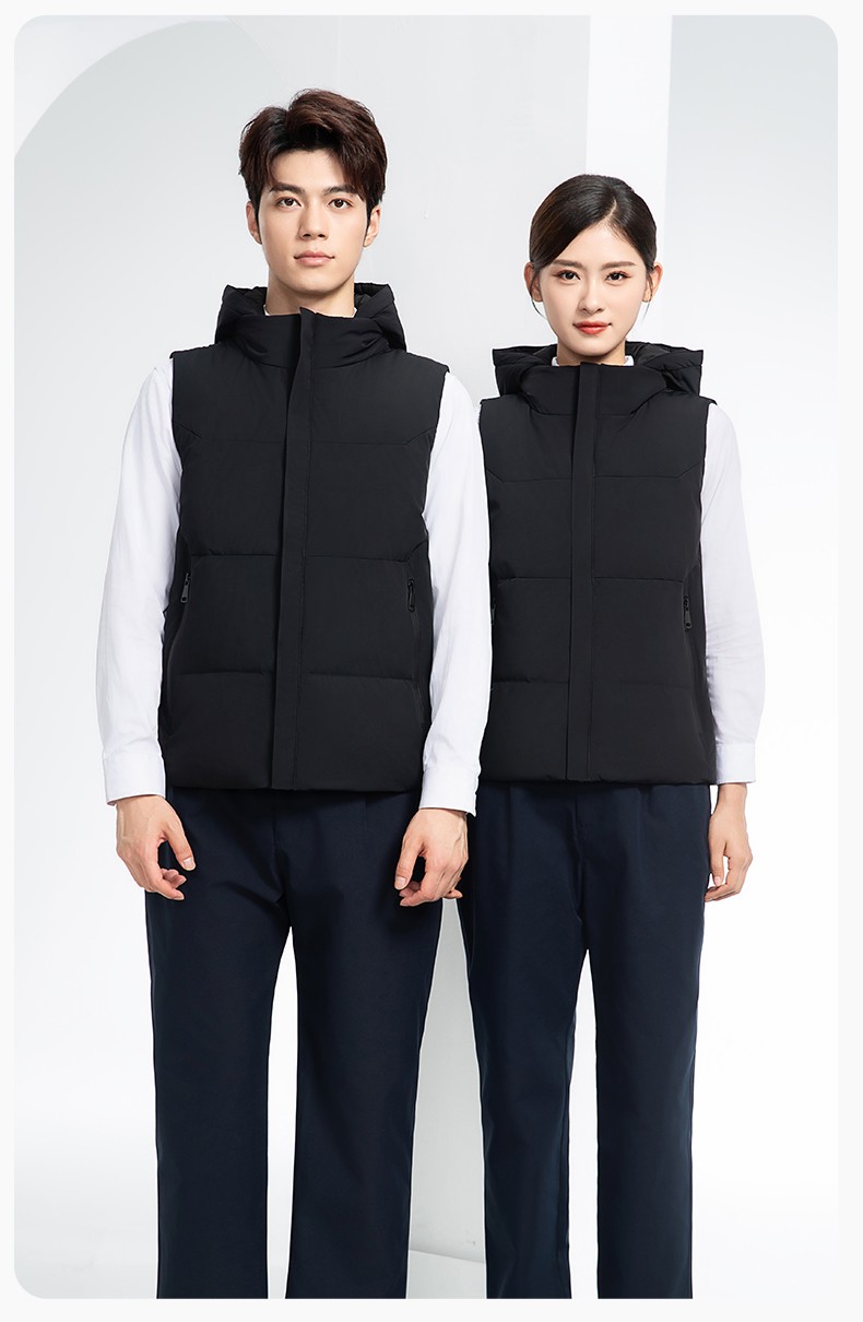 RH-8001 羽絨馬甲工作服加厚保暖秋冬工裝車間企業(yè)團(tuán)體工裝馬夾定制勞保服(圖14)