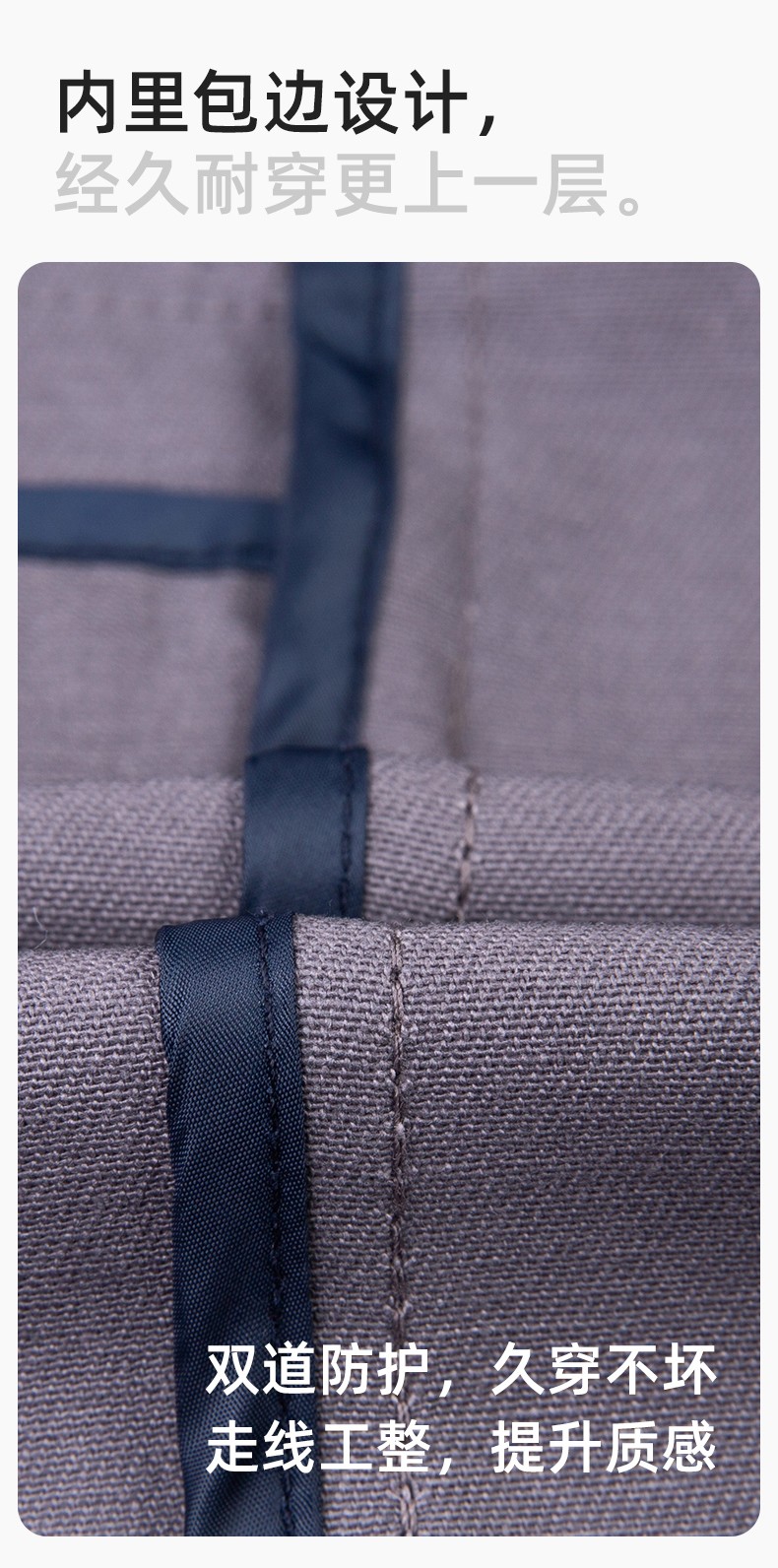 YJ-8901 冬季純棉工作服棉服定制加厚保暖上衣外套電焊工廠勞保服棉襖印字(圖11)