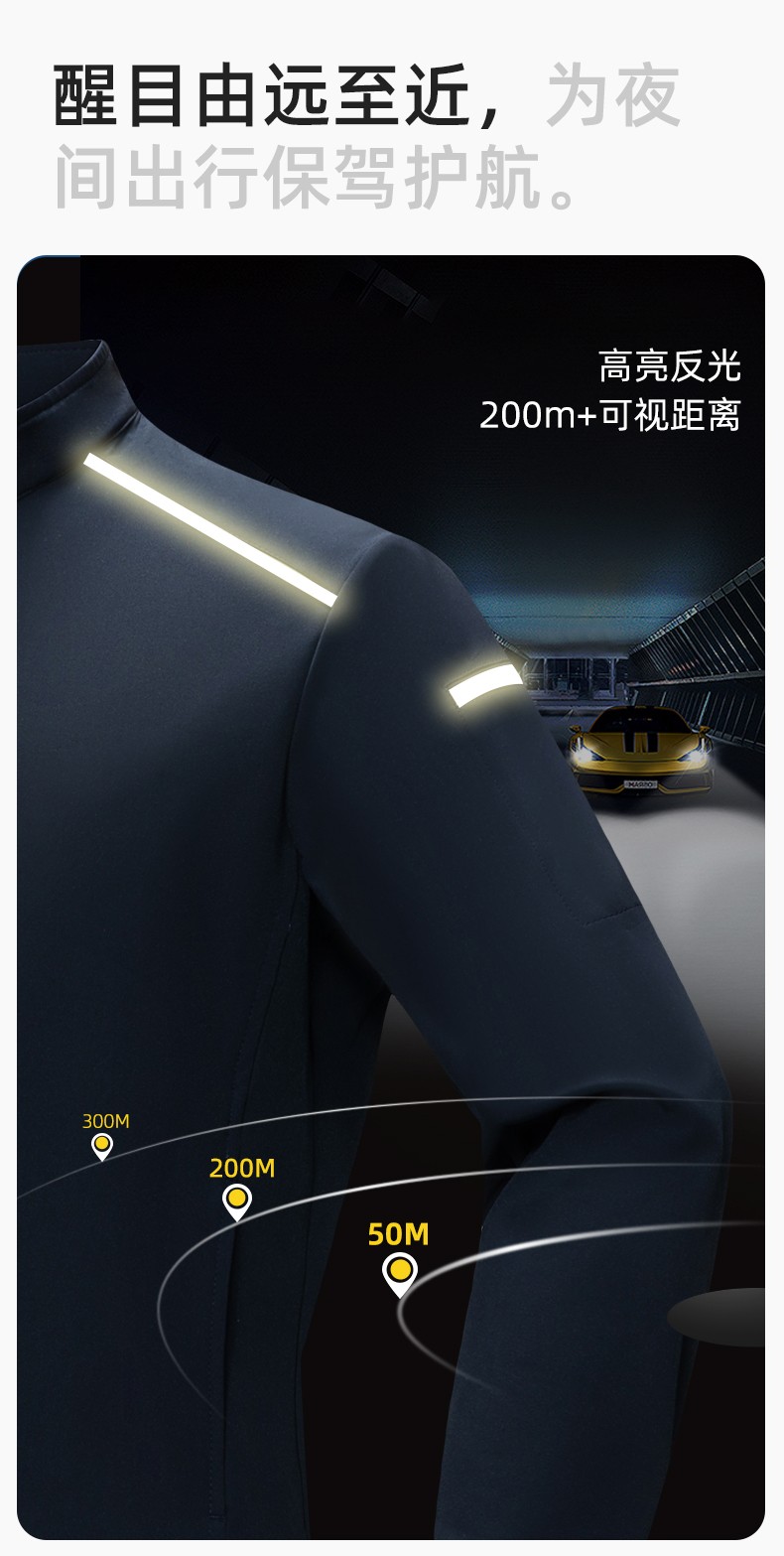 YJ-5608XM 軟殼沖鋒衣工作服春秋套裝男純色防風工裝企業(yè)團體服機修服定制(圖7)
