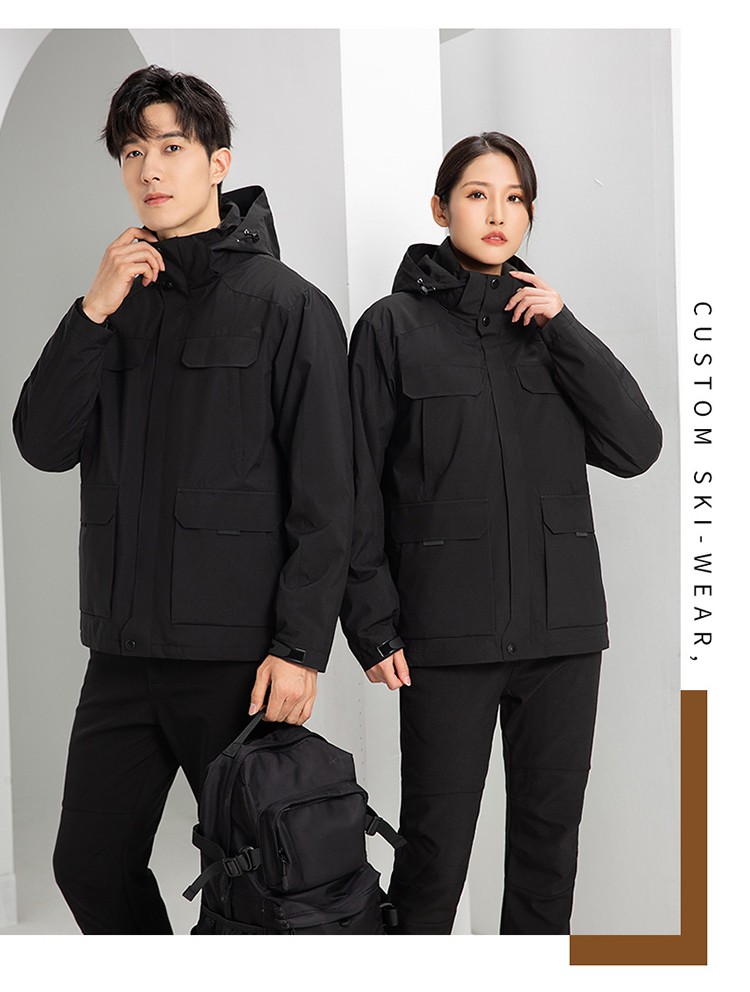 YJ-9809 秋冬季戶外三合一沖鋒衣工作服工作服可拆卸防水防風(fēng)印字logo工作(圖23)
