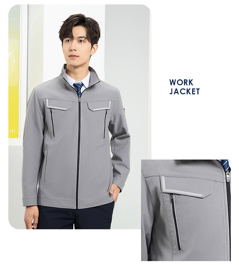 YJ-SK006 高端工作服套裝定制秋冬季工服電力工廠廠服工裝耐磨勞保工程服(圖16)