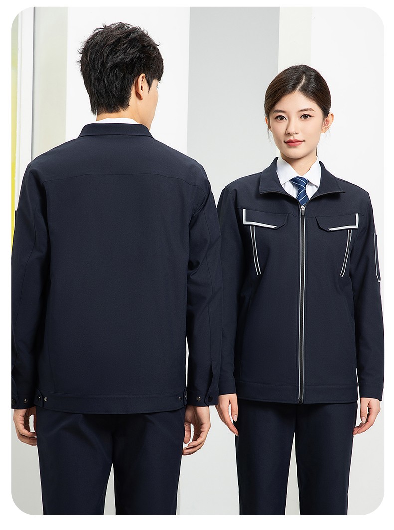 YJ-SK006 高端工作服套裝定制秋冬季工服電力工廠廠服工裝耐磨勞保工程服(圖20)