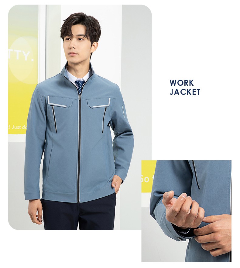 YJ-SK006 高端工作服套裝定制秋冬季工服電力工廠廠服工裝耐磨勞保工程服(圖22)
